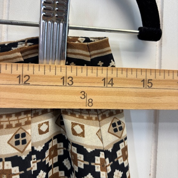 Vintage Chaus Petite Boho Floral Faux Wrap Straight Skirt Size 8 Cottage - Picture 4 of 7